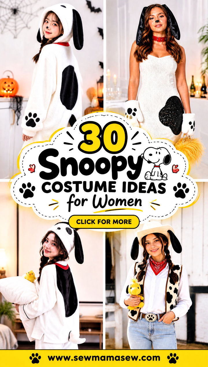 30 Snoopy Costume Ideas for Women - 30 Snoopy Costume Ideas for Women