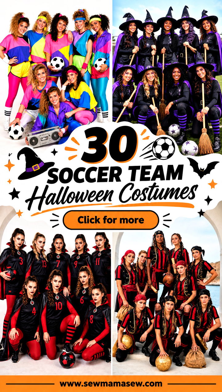 30 Soccer Team Halloween Costumes - 30 Soccer Team Halloween Costumes