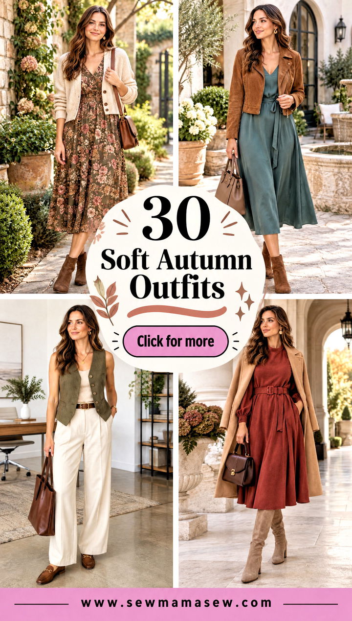 30 Soft Autumn Outfits for a Cozy Muted Seasonal Wardrobe - 30 Soft Autumn Outfits for a Cozy, Muted Seasonal Wardrobe