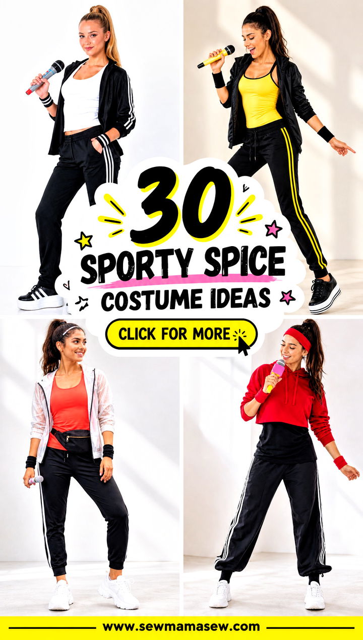 30 Sporty Spice Costume Ideas - 30 Sporty Spice Costume Ideas