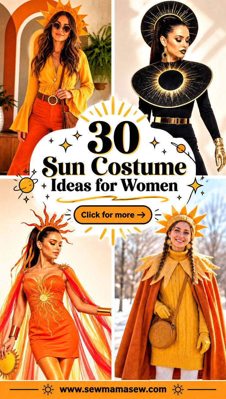 30 Sun Costume Ideas for Women - 30 Sun Costume Ideas for Women