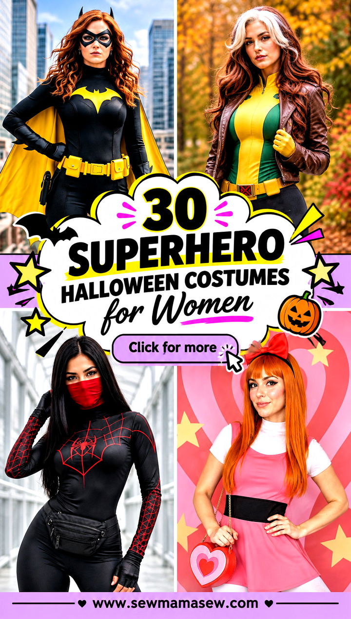 30 Superhero Halloween Costumes for Women - 30 Superhero Halloween Costumes for Women