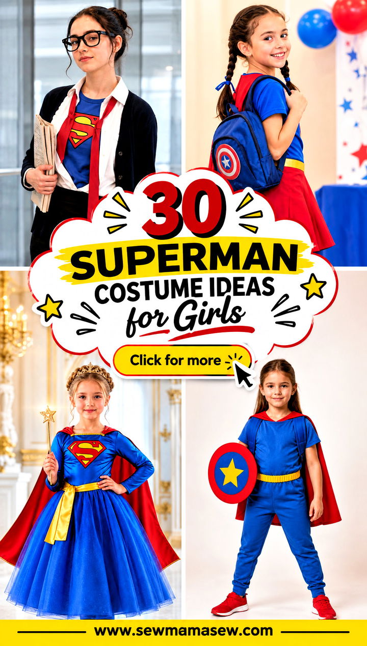 30 Superman Costume Ideas for Girls - 30 Superman Costume Ideas for Girls