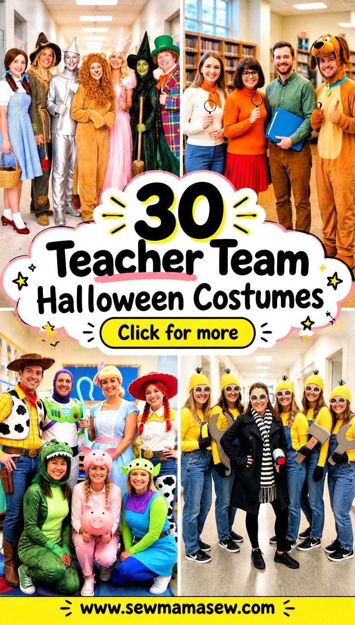 30 Teacher Team Halloween Costumes - 30 Teacher Team Halloween Costumes