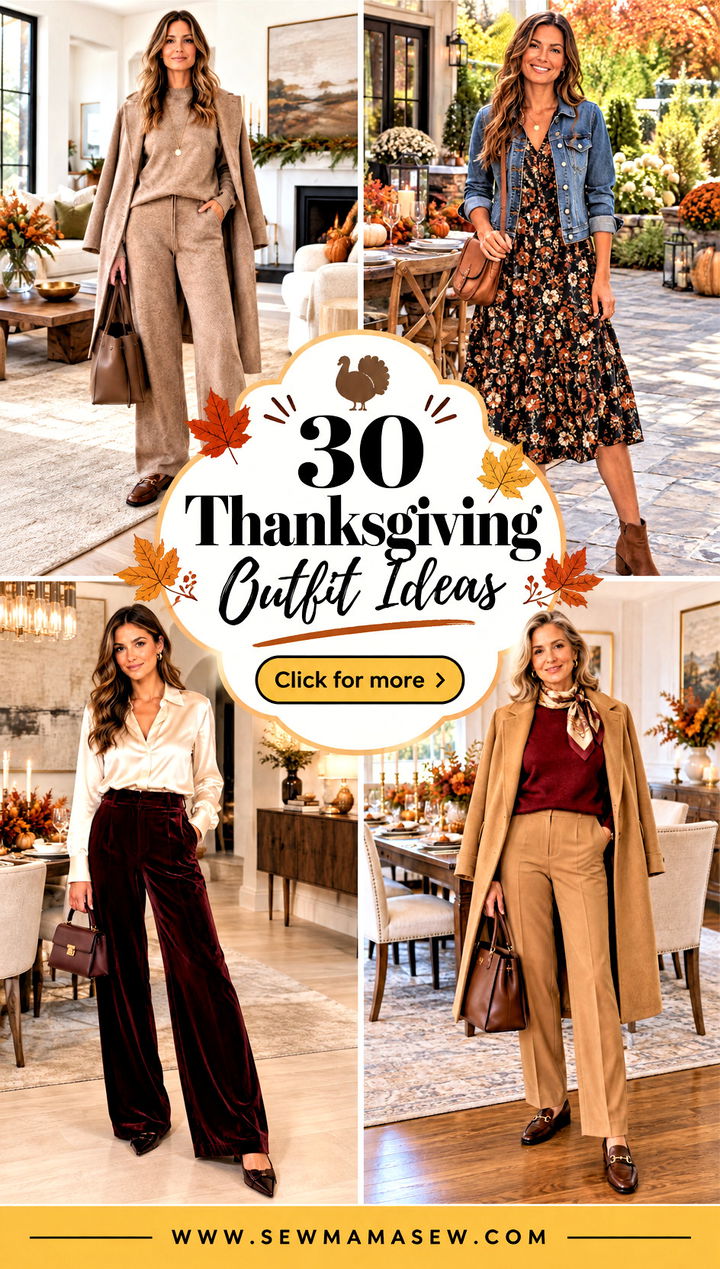 30 Thanksgiving Outfit Ideas for Cozy Stylish Gatherings - 30 Thanksgiving Outfit Ideas for Cozy, Stylish Gatherings