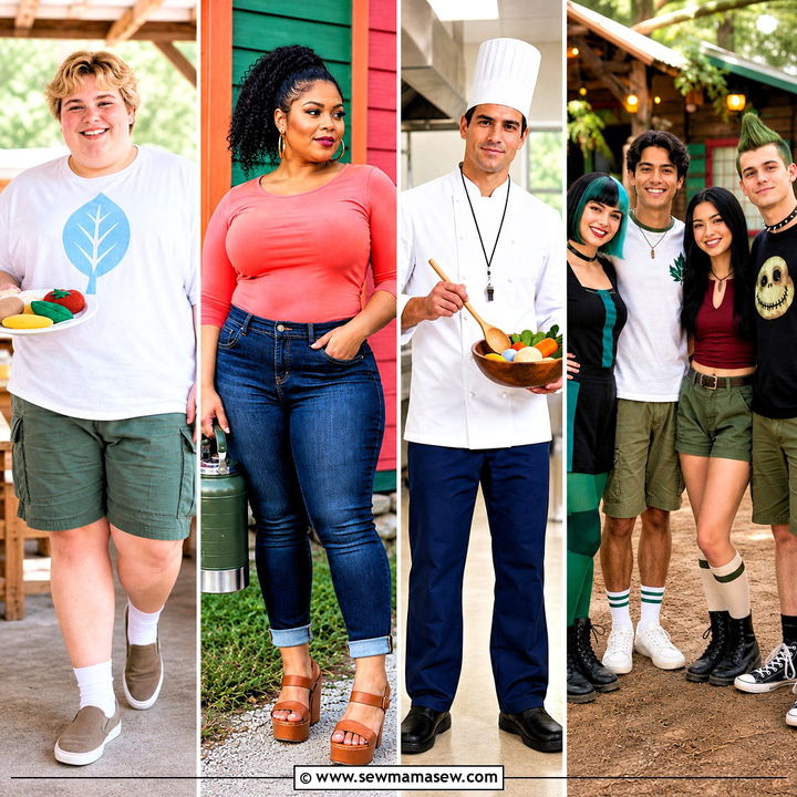 30 Total Drama Island Costumes for a Nostalgic Group Look