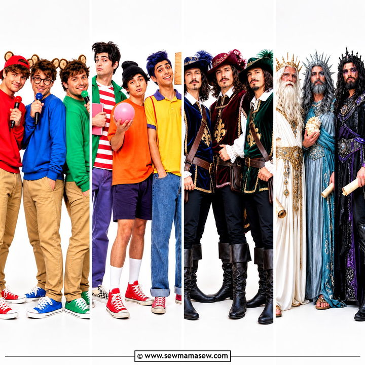 30 Trio Halloween Costumes for Men
