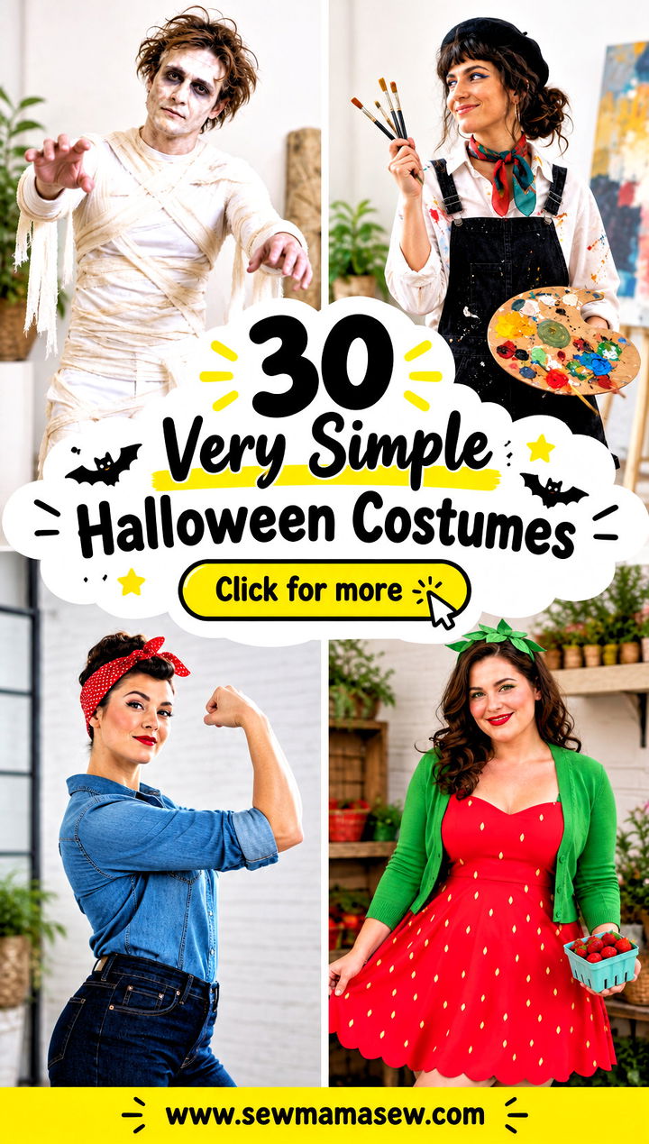 30 Very Simple Halloween Costumes - 30 Very Simple Halloween Costumes