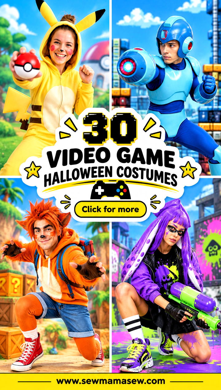 30 Video Game Halloween Costumes - 30 Video Game Halloween Costumes