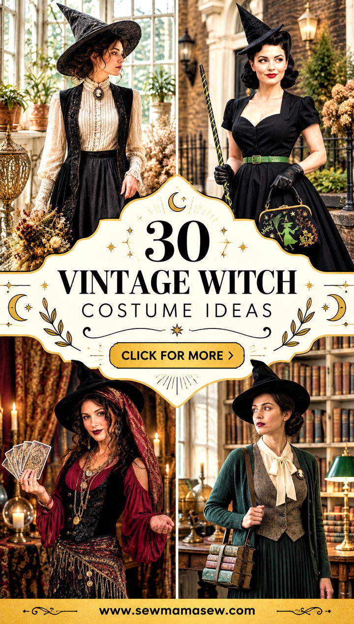 30 Vintage Witch Costume Ideas - 30 Vintage Witch Costume Ideas