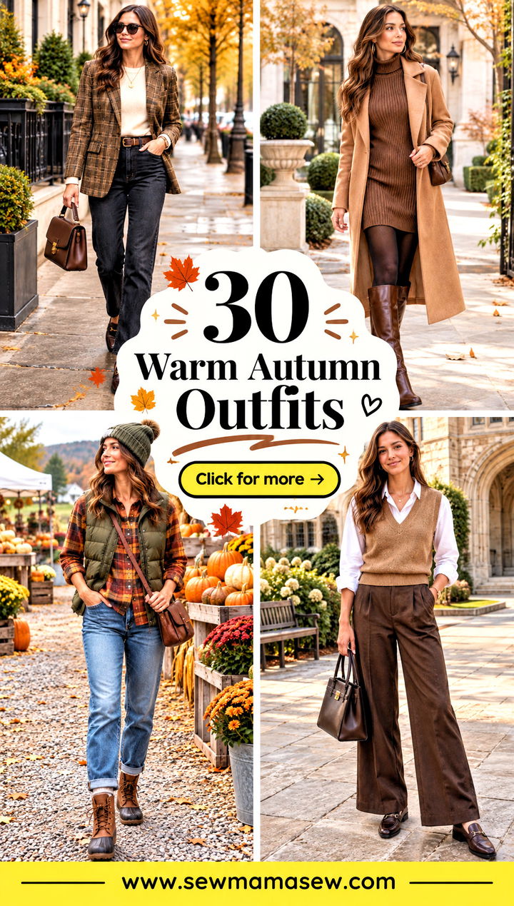 30 Warm Autumn Outfits for Rich Earthy Fall Style Youll Love - 30 Warm Autumn Outfits for Rich, Earthy Fall Style You'll Love