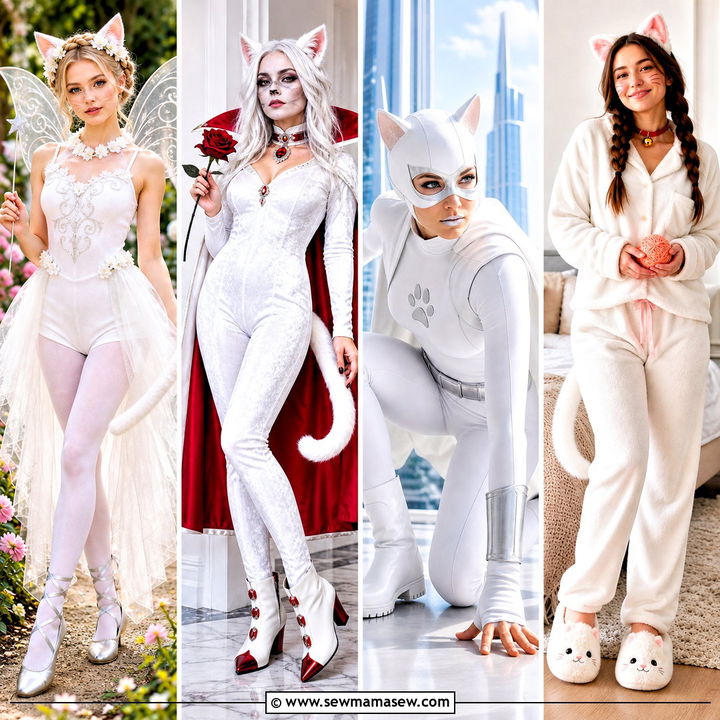 30 White Cat Costume Ideas