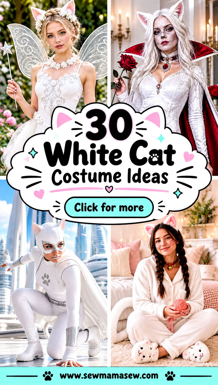 30 White Cat Costume Ideas - 30 White Cat Costume Ideas
