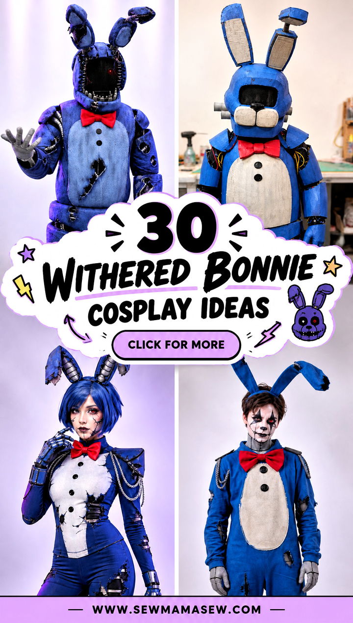30 Withered Bonnie Cosplay Ideas - 30 Withered Bonnie Cosplay Ideas