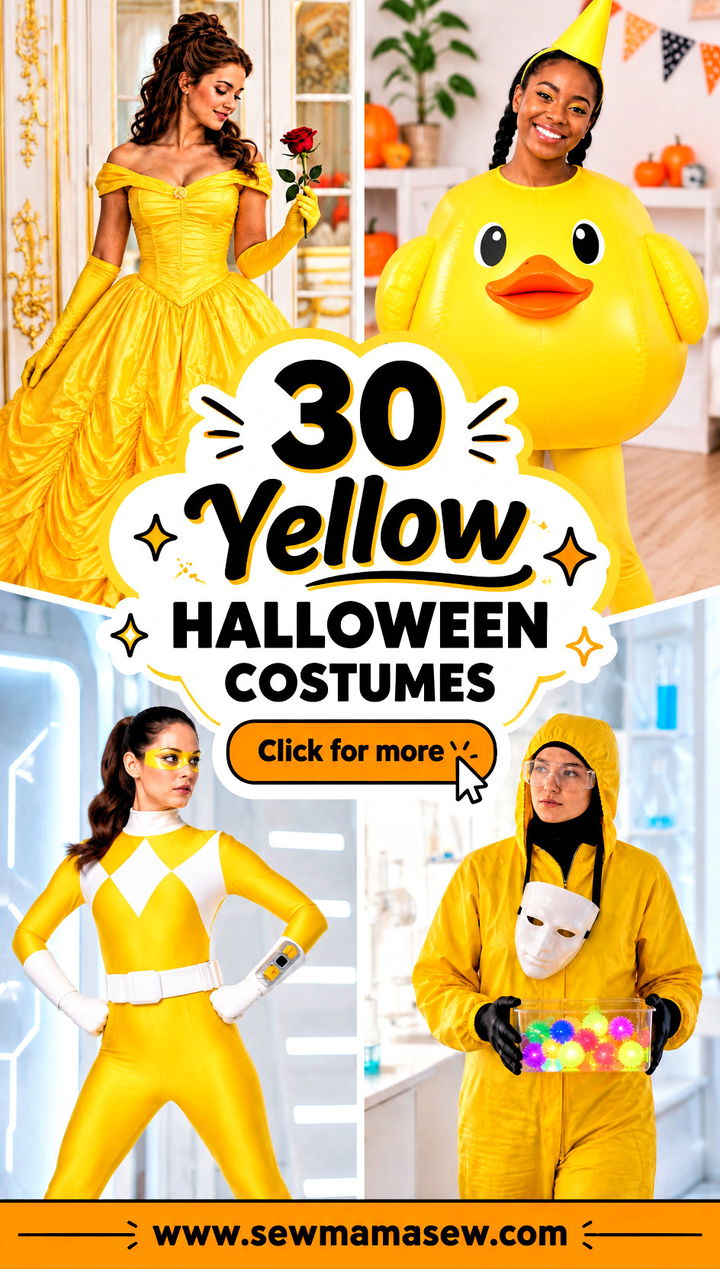 30 Yellow Halloween Costumes - 30 Yellow Halloween Costumes