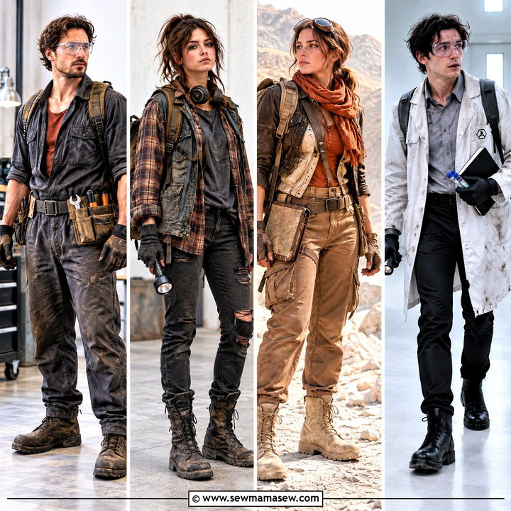 30 Zombie Apocalypse Aesthetic Outfits for Gritty Halloween Looks