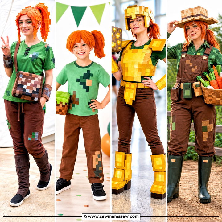 30 Alex Minecraft Costume Ideas for a Fun Gamer Halloween