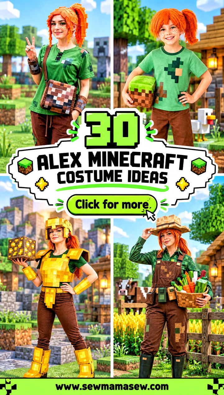 30 alex minecraft costume ideas - 30 alex minecraft costume ideas
