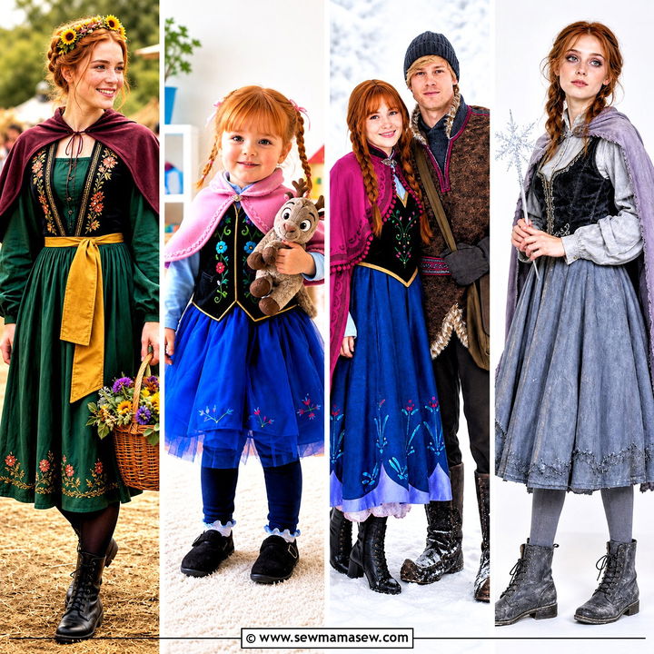 30 Anna Halloween Costume Ideas for a Magical Frozen Look