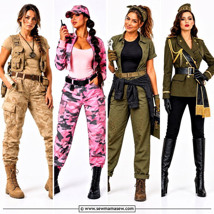 30 Army Halloween Costumes for Women With Bold DIY Style
