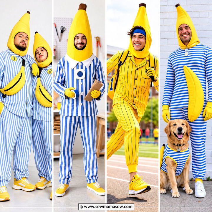 30 Bananas in Pajamas Costume Ideas for Fun Halloween Duos