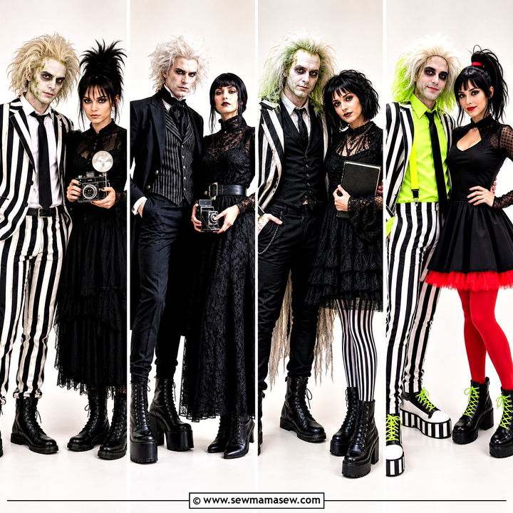 30 Beetlejuice Couple Costume Ideas for Spooky Date Night