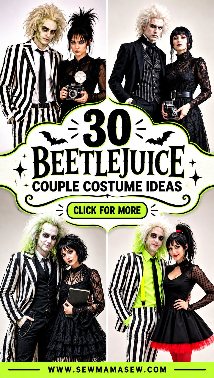 30 beetlejuice couple costume ideas - 30 beetlejuice couple costume ideas
