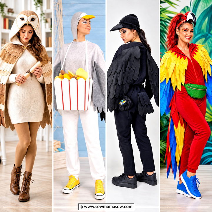 30 Bird Halloween Costume Ideas for a Colorful Party Look