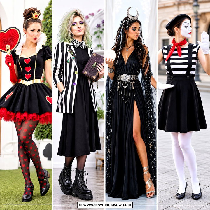 30 Black Dress Costume Ideas for Easy Halloween Party Looks