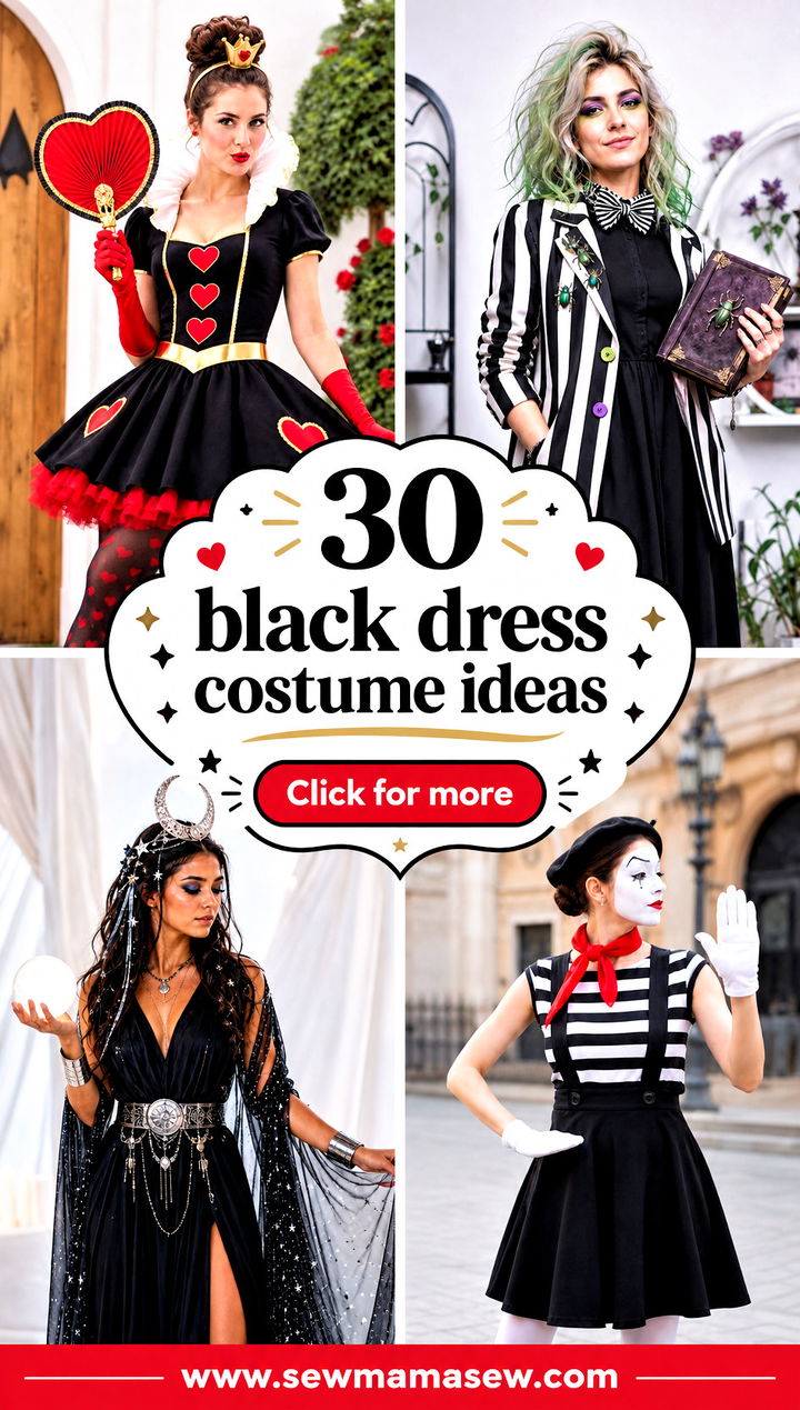 30 black dress costume ideas - 30 black dress costume ideas