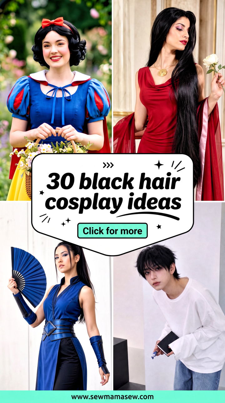 30 black hair cosplay ideas - 30 black hair cosplay ideas