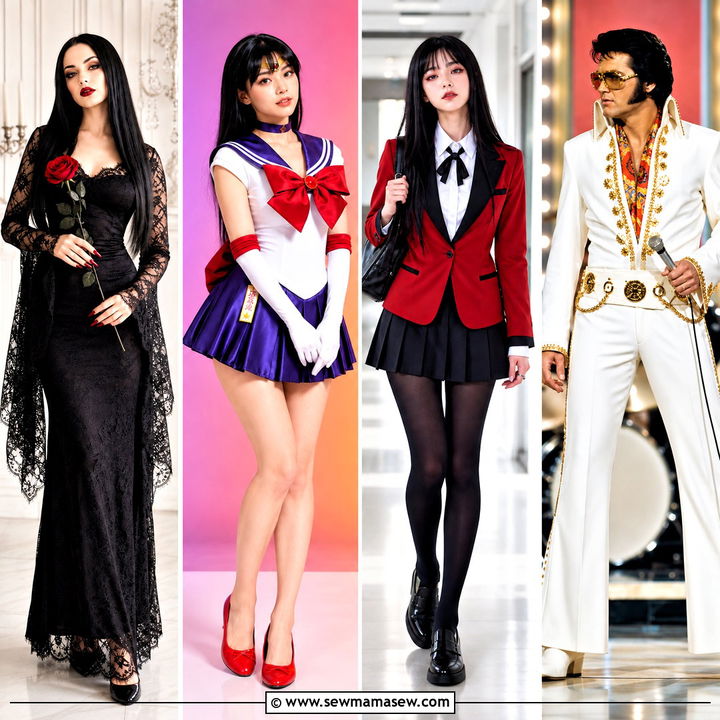 30 black hair costume ideas