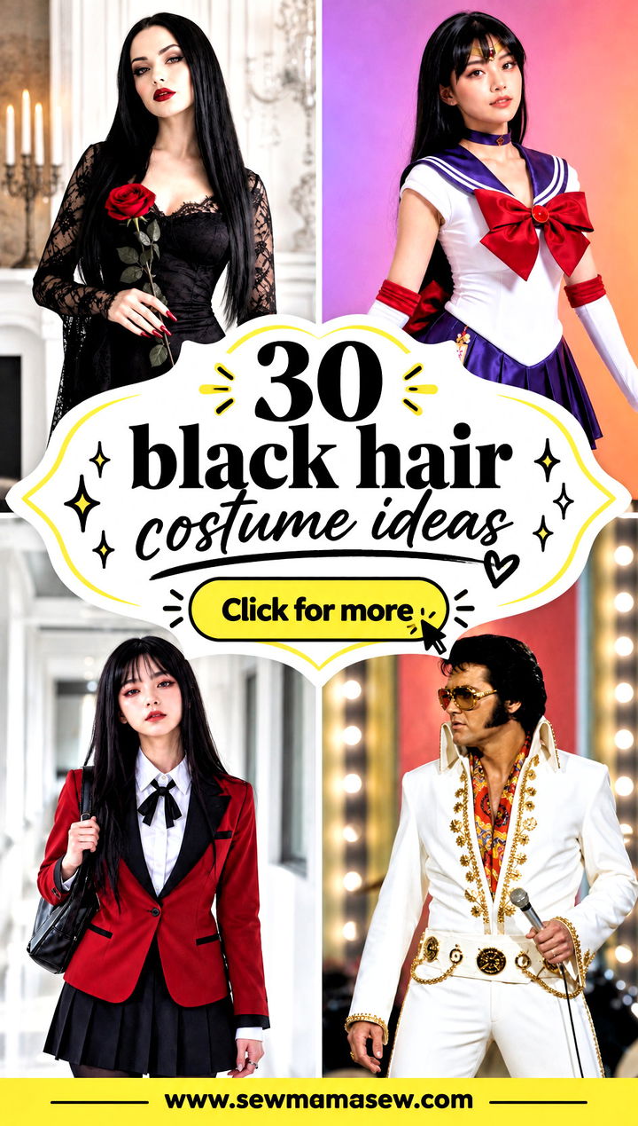 30 black hair costume ideas - 30 black hair costume ideas