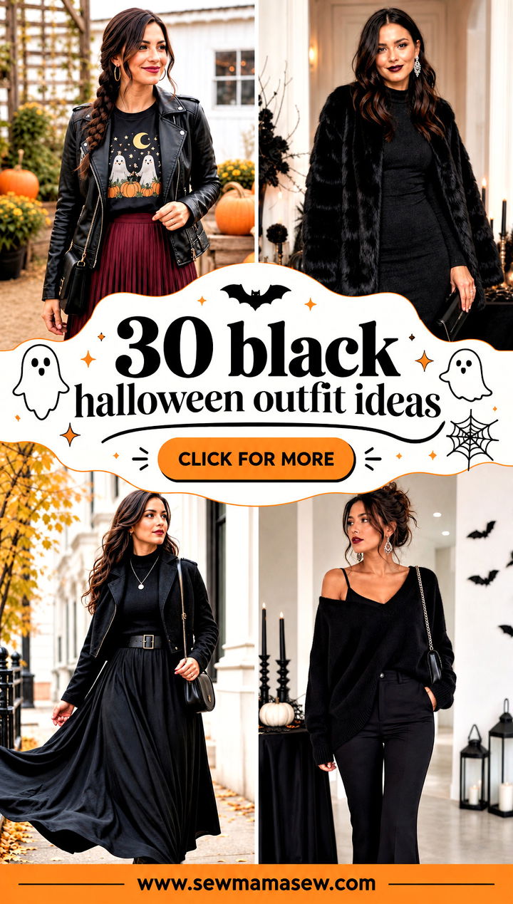 30 black halloween outfit ideas - 30 black halloween outfit ideas
