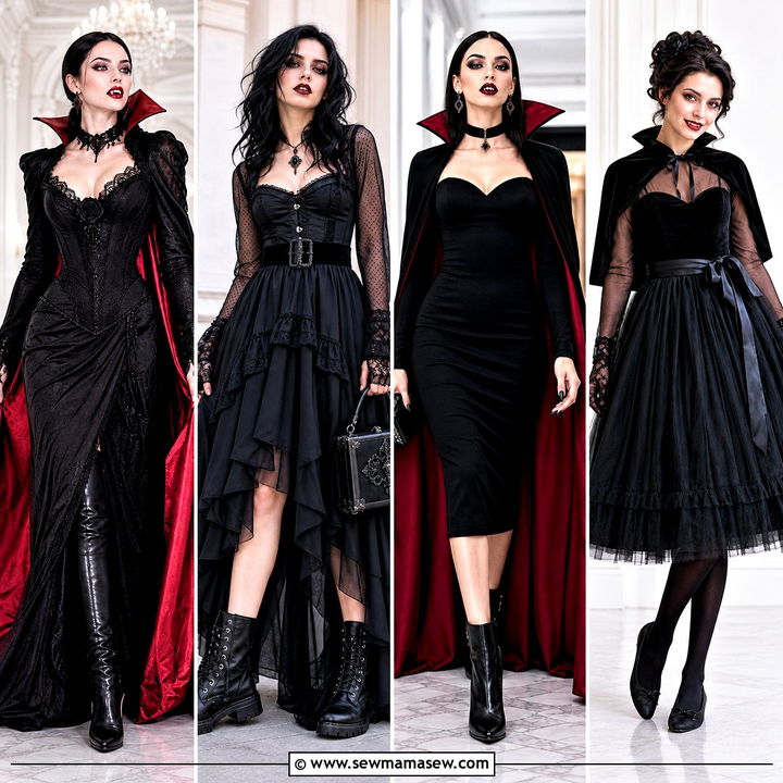 30 black vampire dress ideas