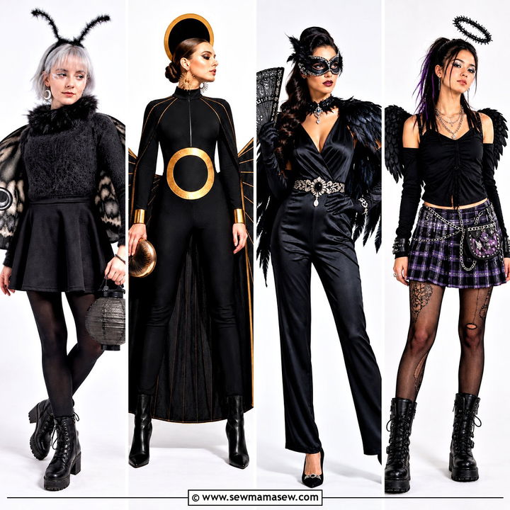 30 Black Wings Costume Ideas for a Dramatic Halloween Look