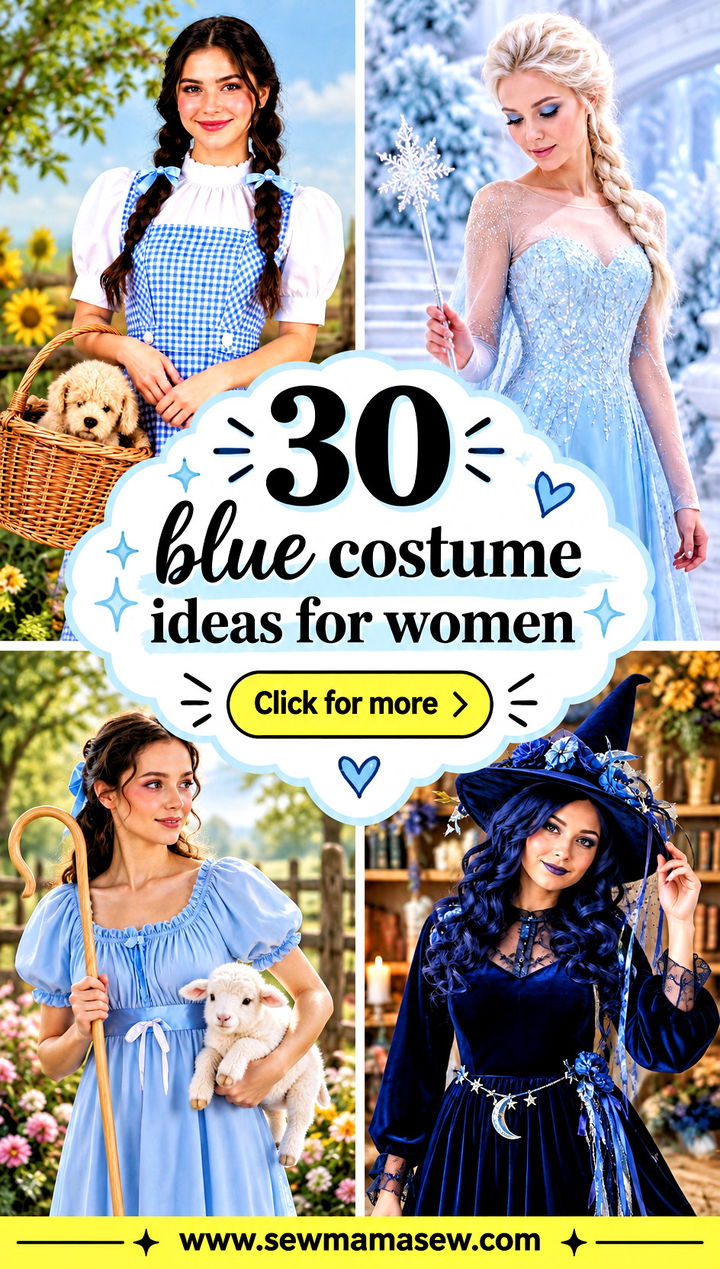 30 blue costume ideas for women - 30 blue costume ideas for women