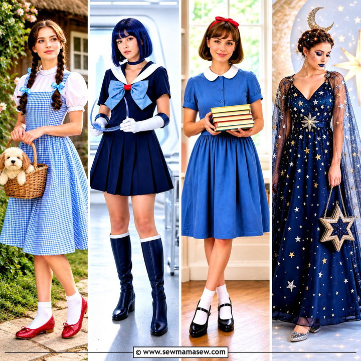 30 blue dress costume ideas