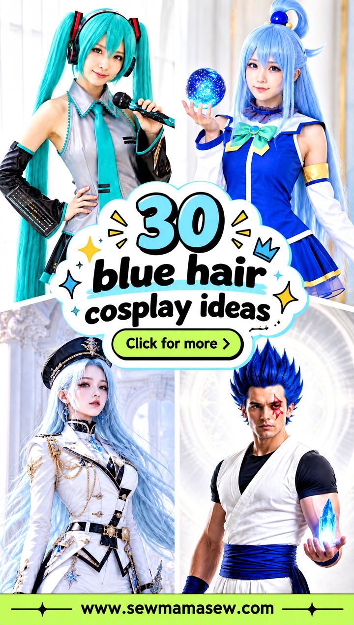 30 blue hair cosplay ideas - 30 blue hair cosplay ideas