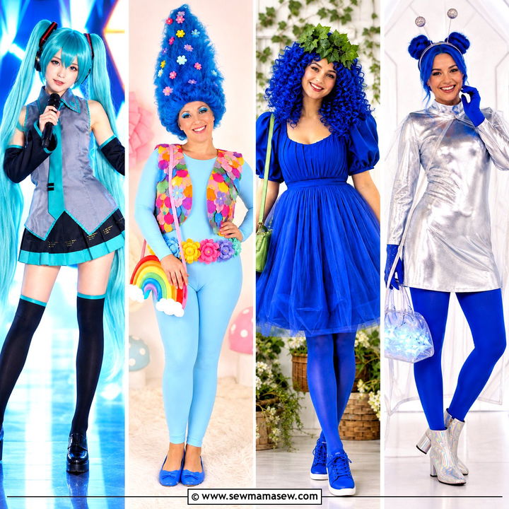 30 blue hair costume ideas