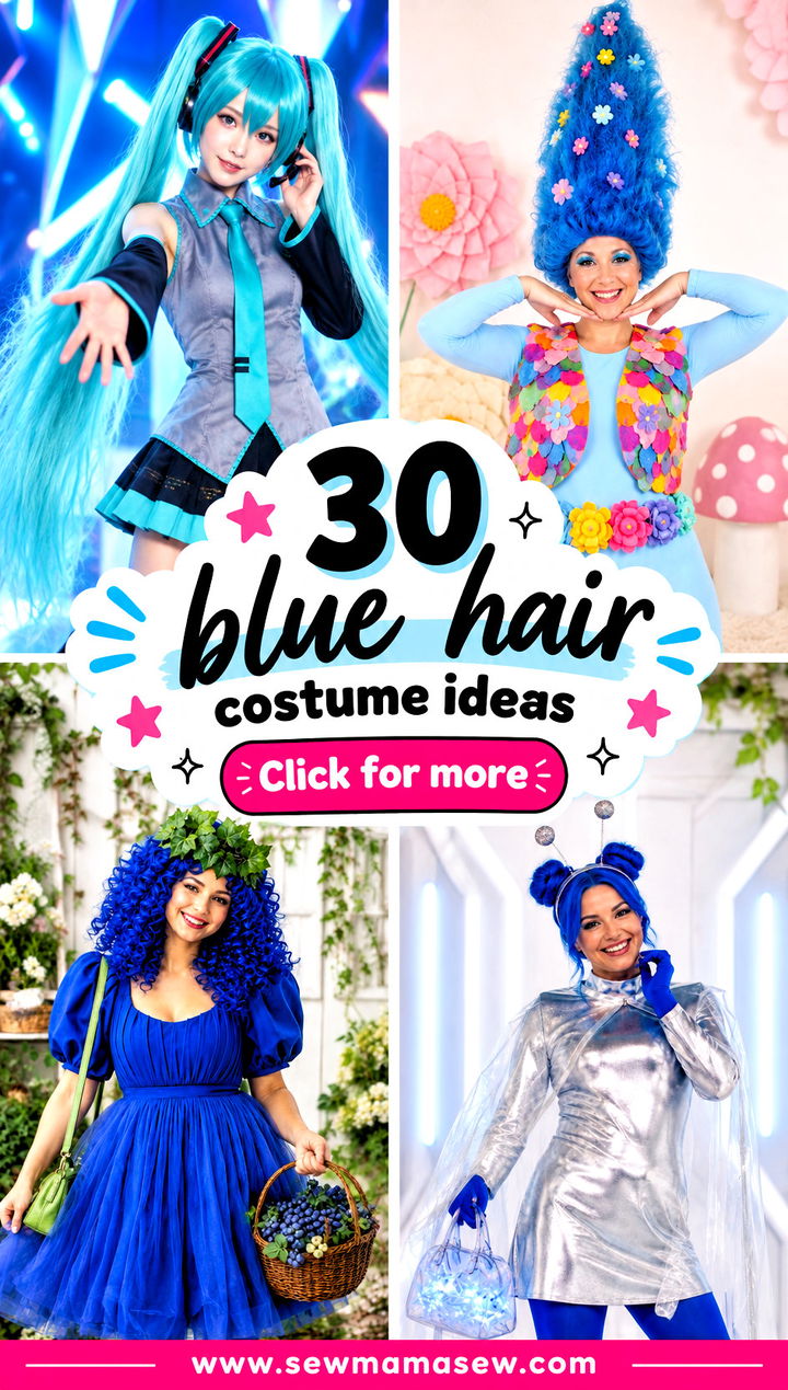 30 blue hair costume ideas - 30 blue hair costume ideas