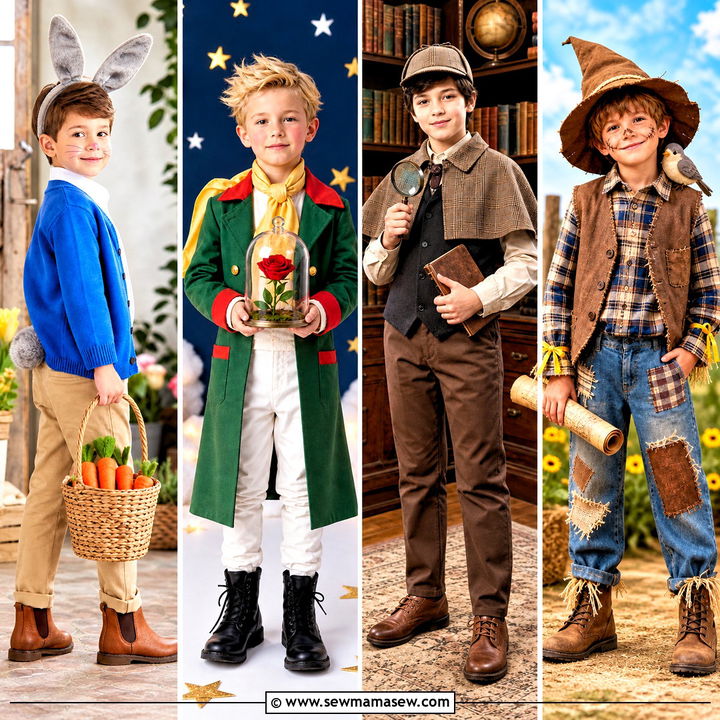 30 boys book character costumes