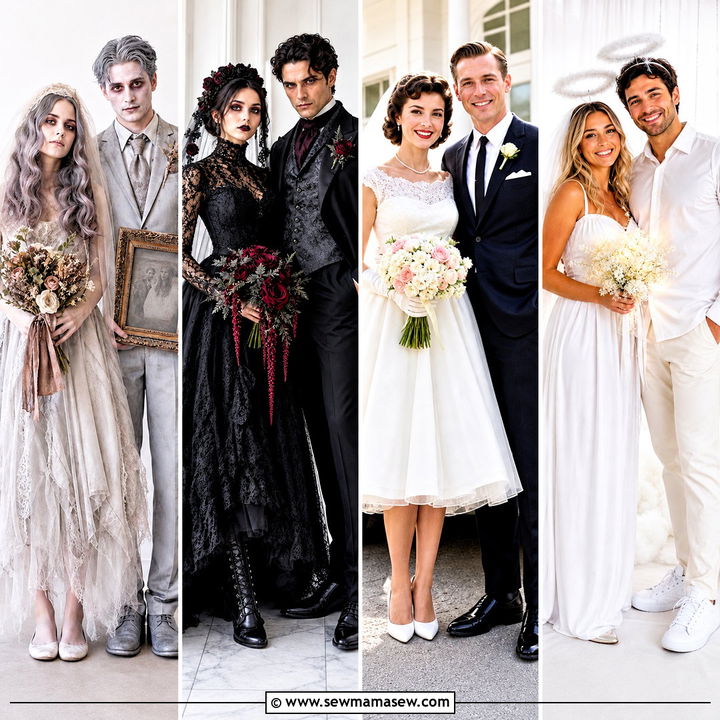 30 Bride and Groom Halloween Costumes for a Spooky Date Night
