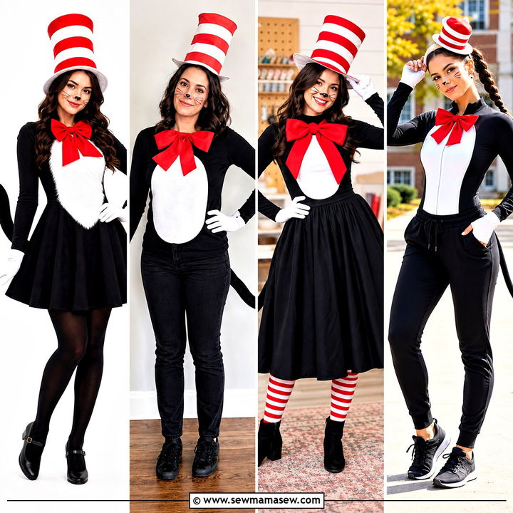 30 Cat in the Hat Costume Women's Ideas for Playful Parties