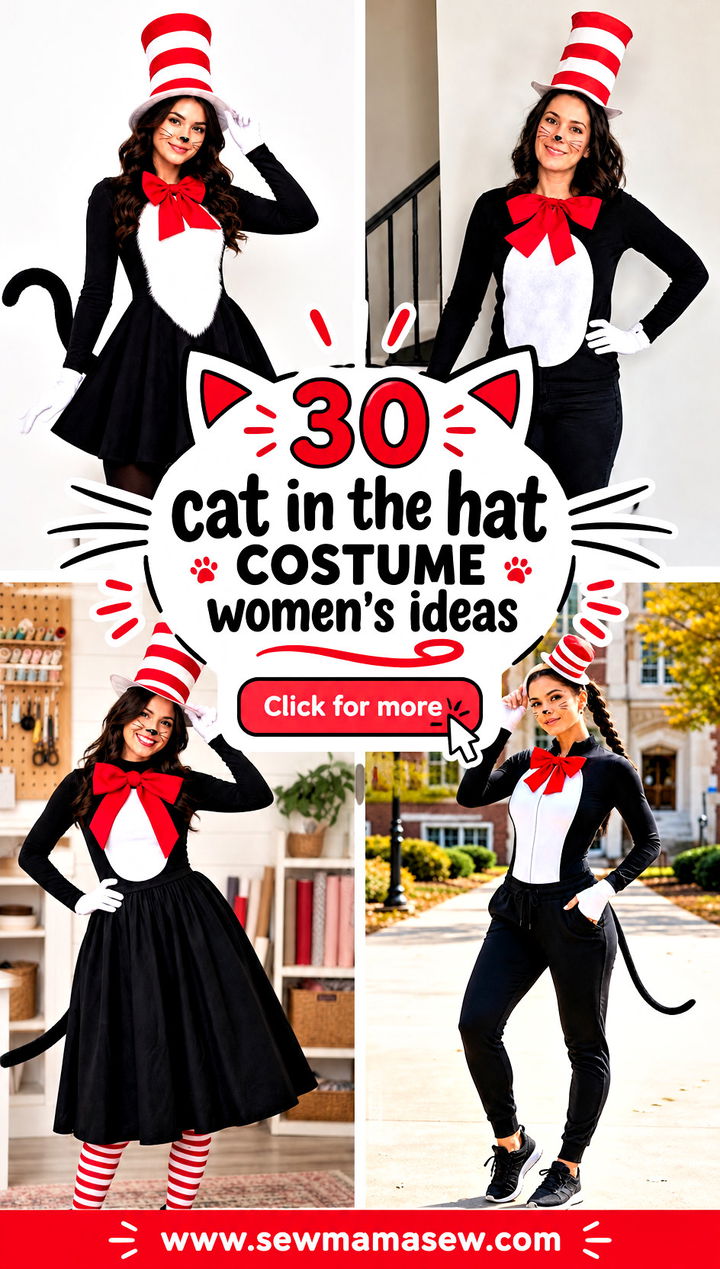 30 cat in the hat costume womens ideas - 30 cat in the hat costume women's ideas