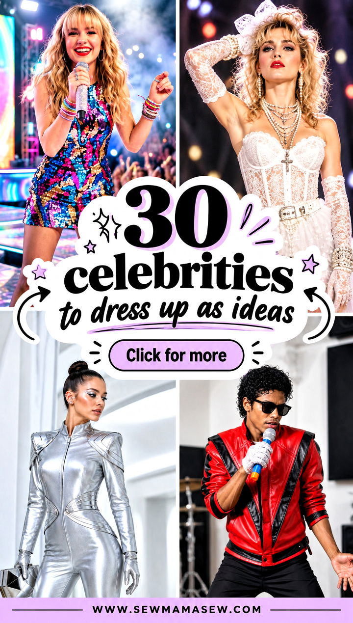 30 celebrities to dress up as ideas - 30 celebrities to dress up as ideas