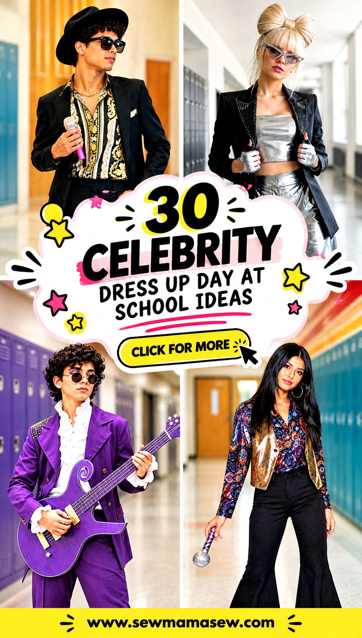 30 celebrity dress up day at school ideas - 30 celebrity dress up day at school ideas