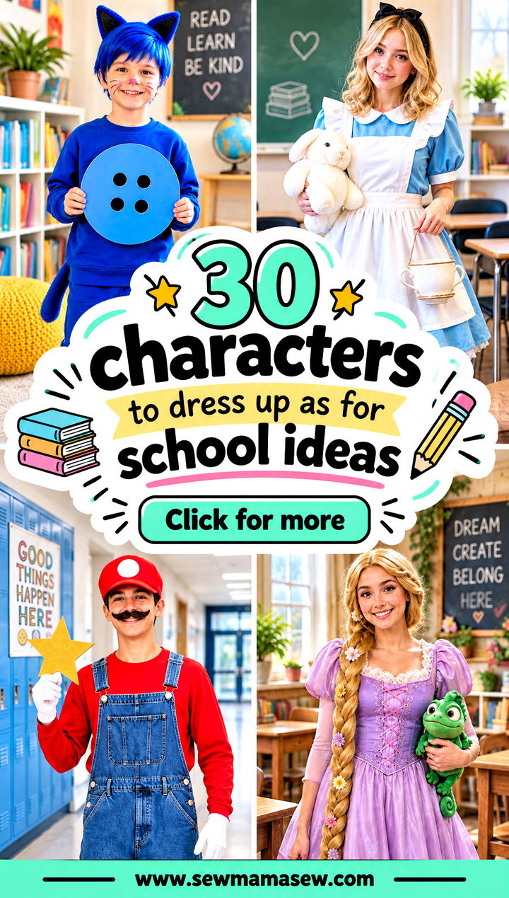 30 characters to dress up as for school ideas - 30 characters to dress up as for school ideas