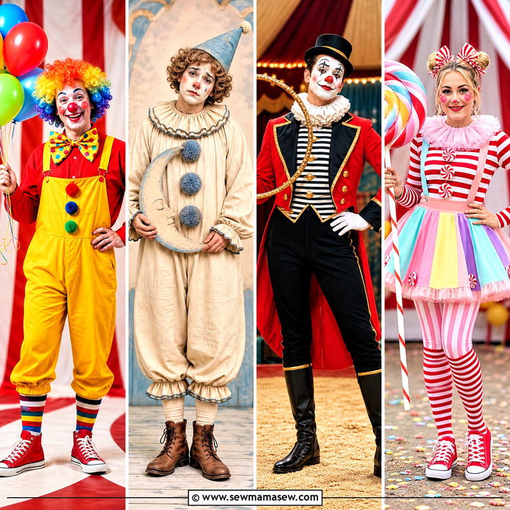 30 Circus Clown Costume Ideas for a Playful Party Entrance