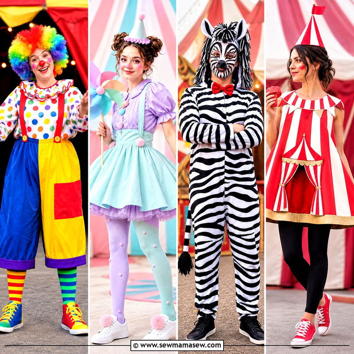 30 Circus Costumes for a Dazzling Halloween Group Entrance